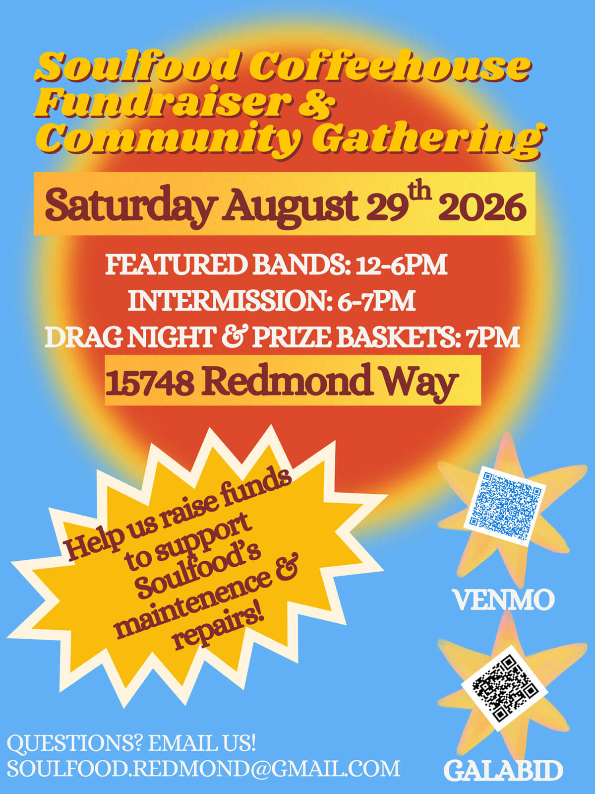 SoulFood CoffeeHouse Fundraiser & Community Gathering